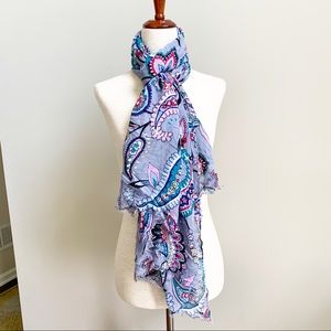 $2/20! Makani Paisley Vera Bradley Rectangle Scarf